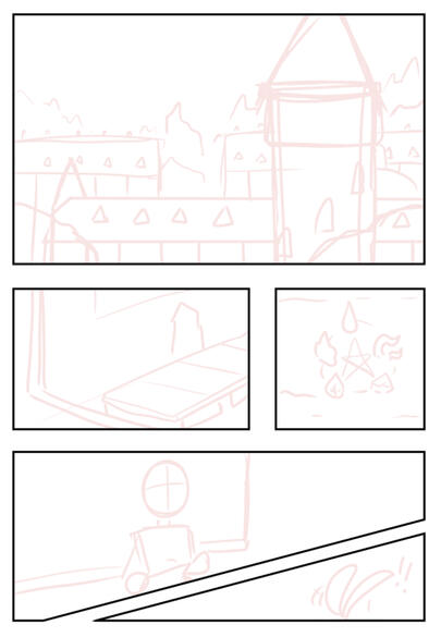 Sketch primeira página